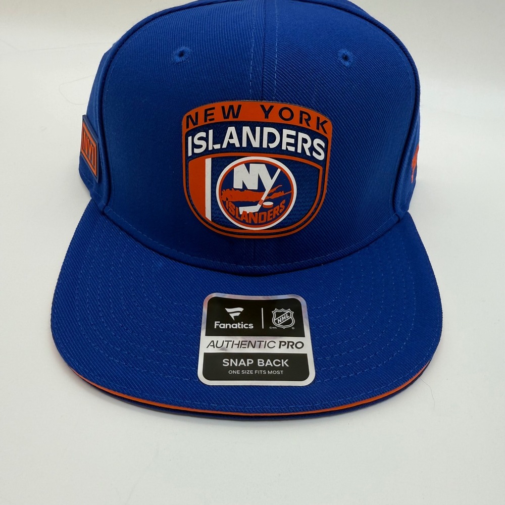 New York Islanders NHL Fanatics Authentic Pro Royal Blue Snapback Hat Cap